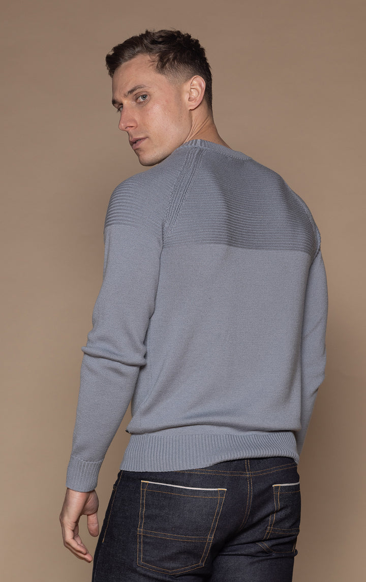 7 GAUGE MERINO CREW - CLEARANCE