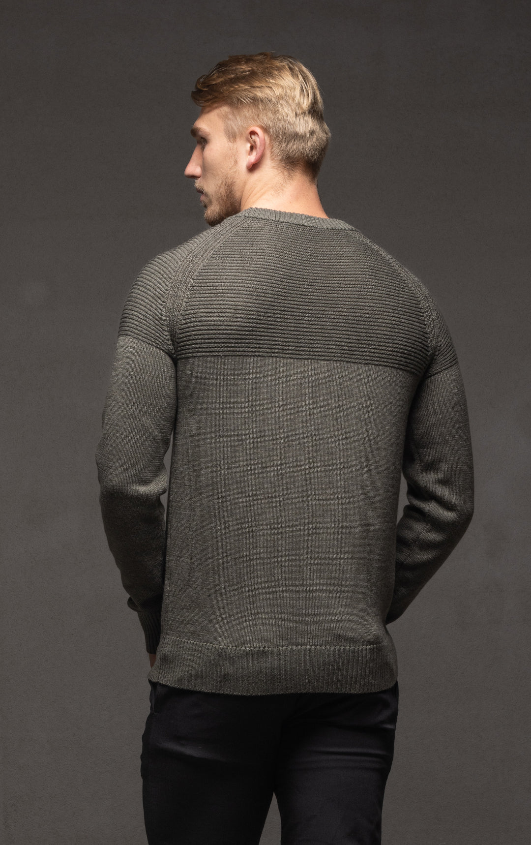 7 GAUGE MERINO CREW - CLEARANCE