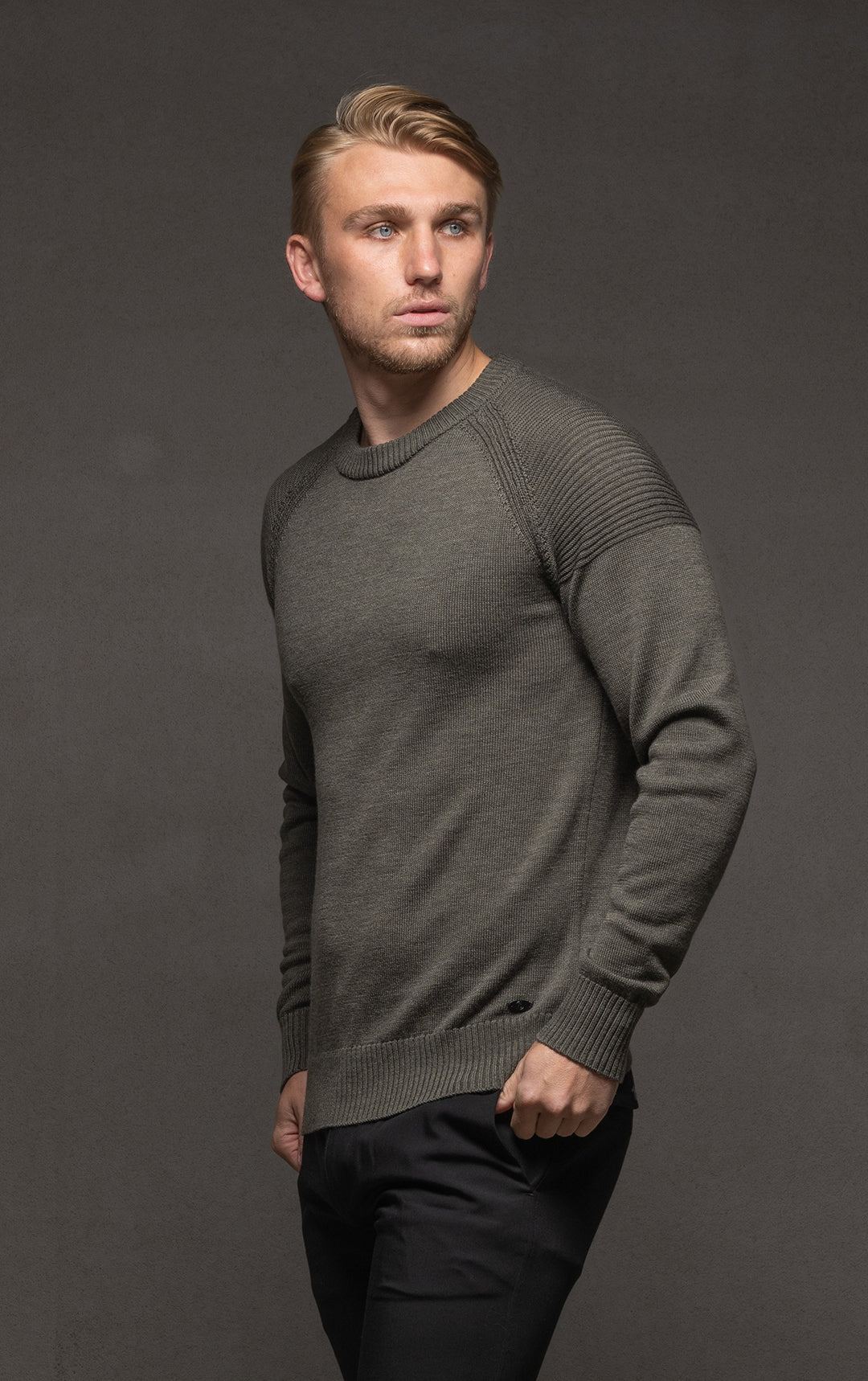 7 GAUGE MERINO CREW - CLEARANCE