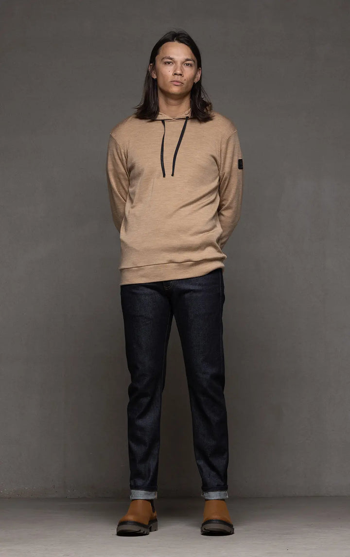 320GSM MERINO HOODED PULLOVER - Alchemy Equipment NZ