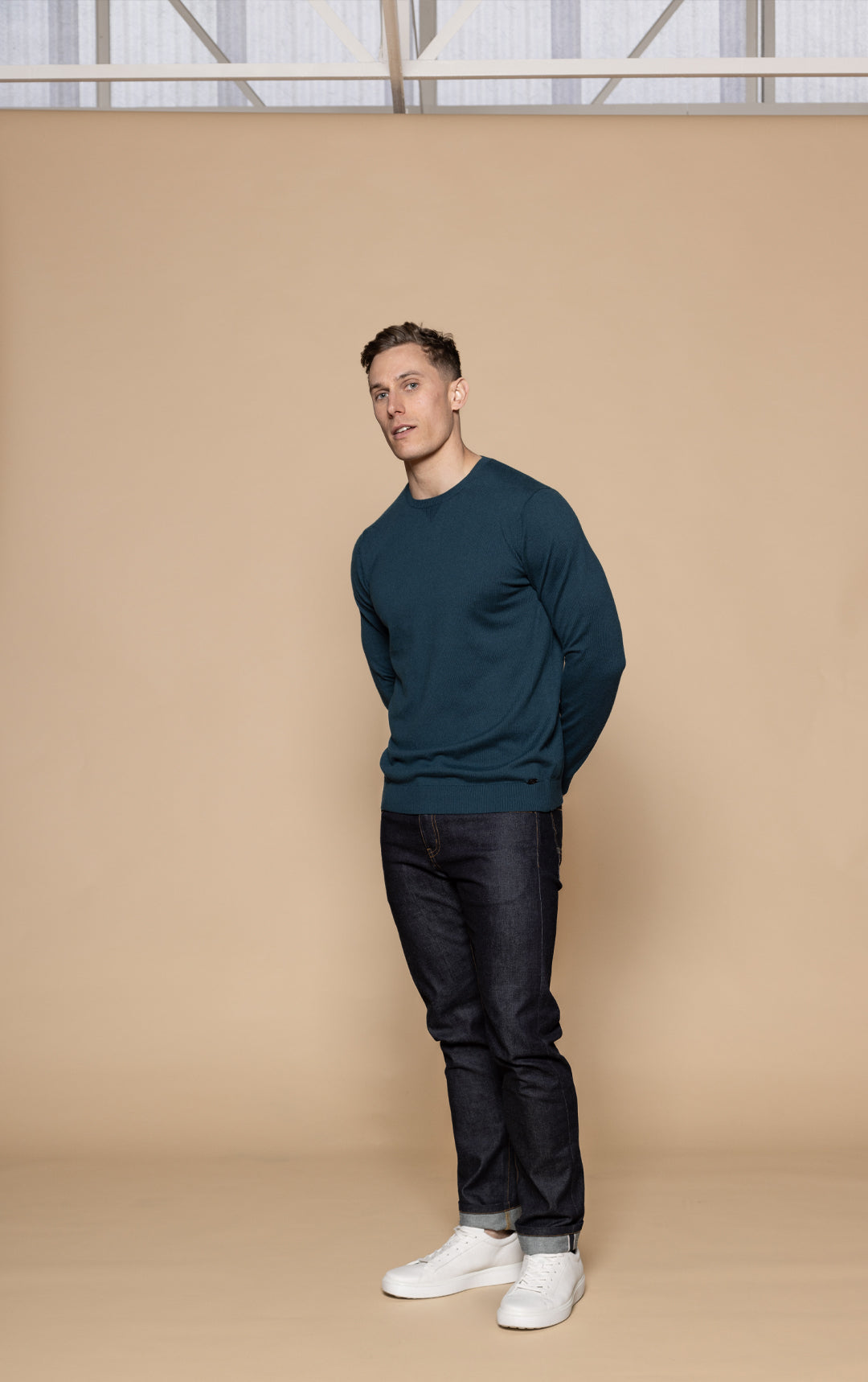 12GG COTTON CASHMERE LS JERSEY - CLEARANCE
