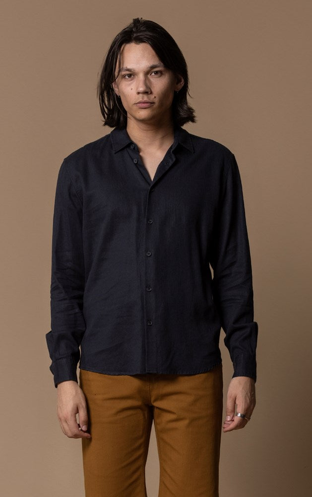HEMP TENCEL LAUNDERED SHIRT - CLEARANCE