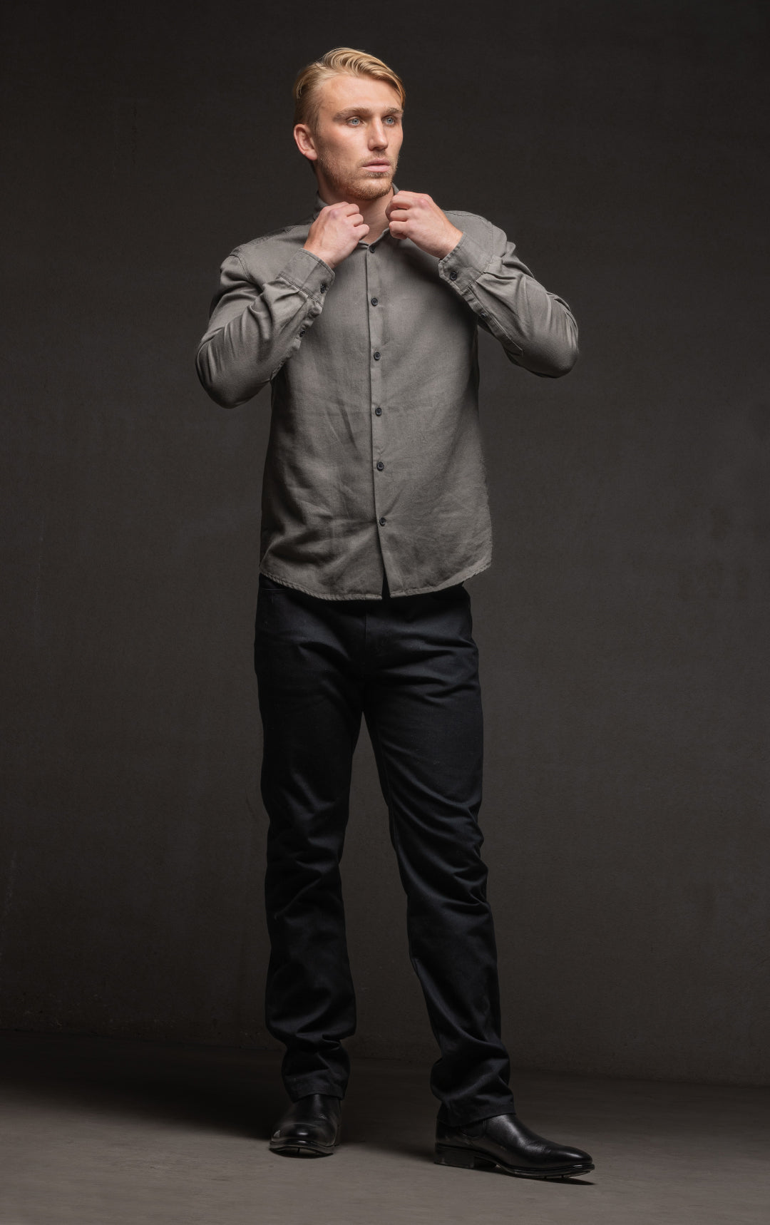 HEMP TENCEL LAUNDERED SHIRT