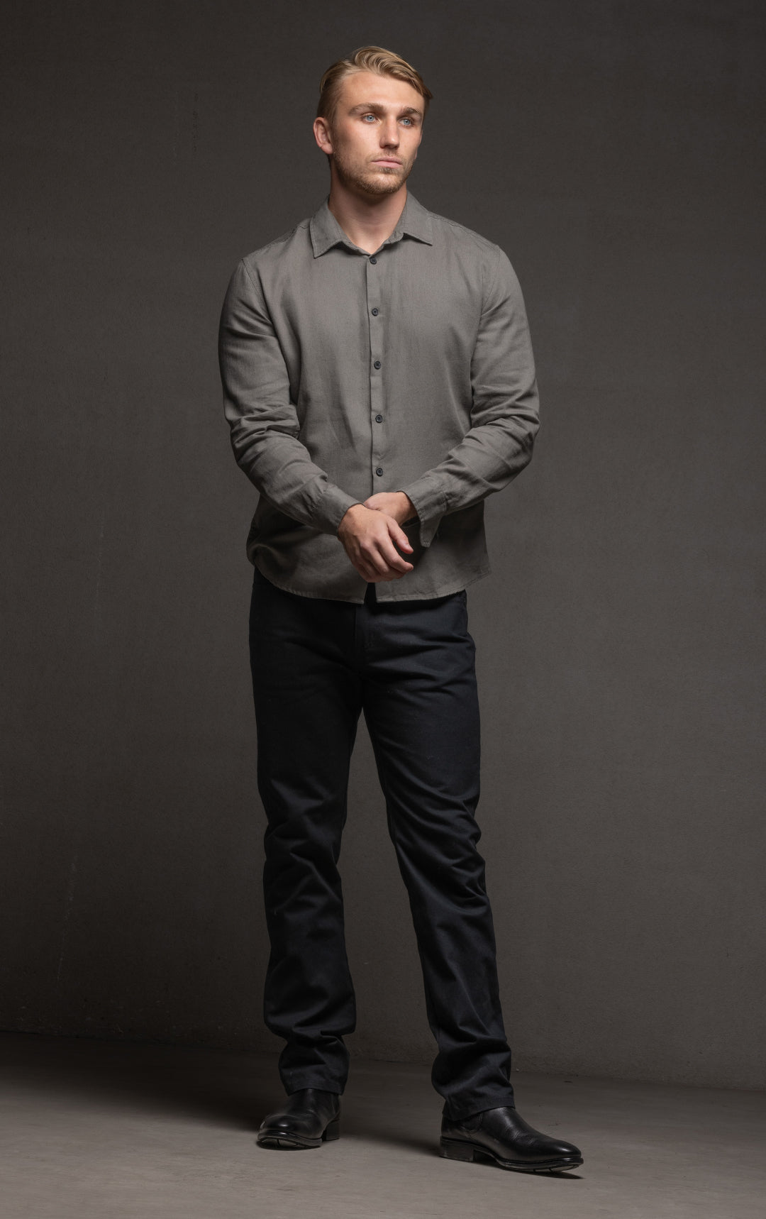 HEMP TENCEL LAUNDERED SHIRT