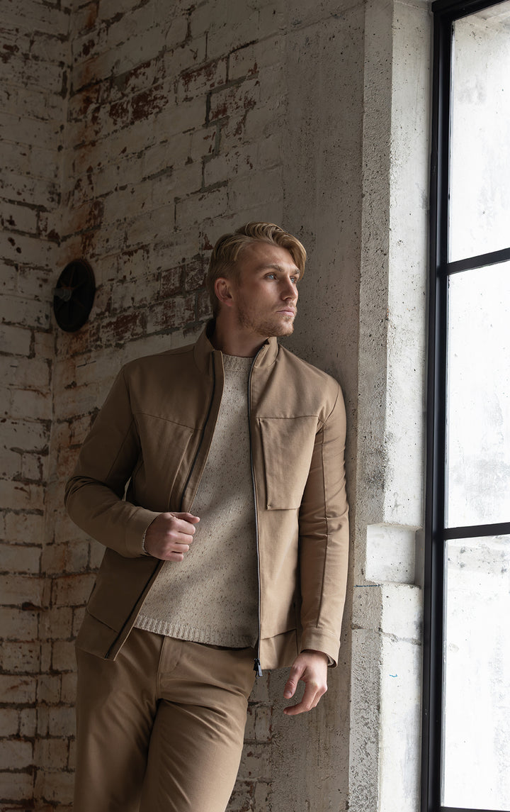 3GG LAMBSWOOL TWEED CREW