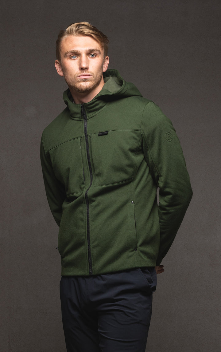 HOODED SOFTSHELL JACKET