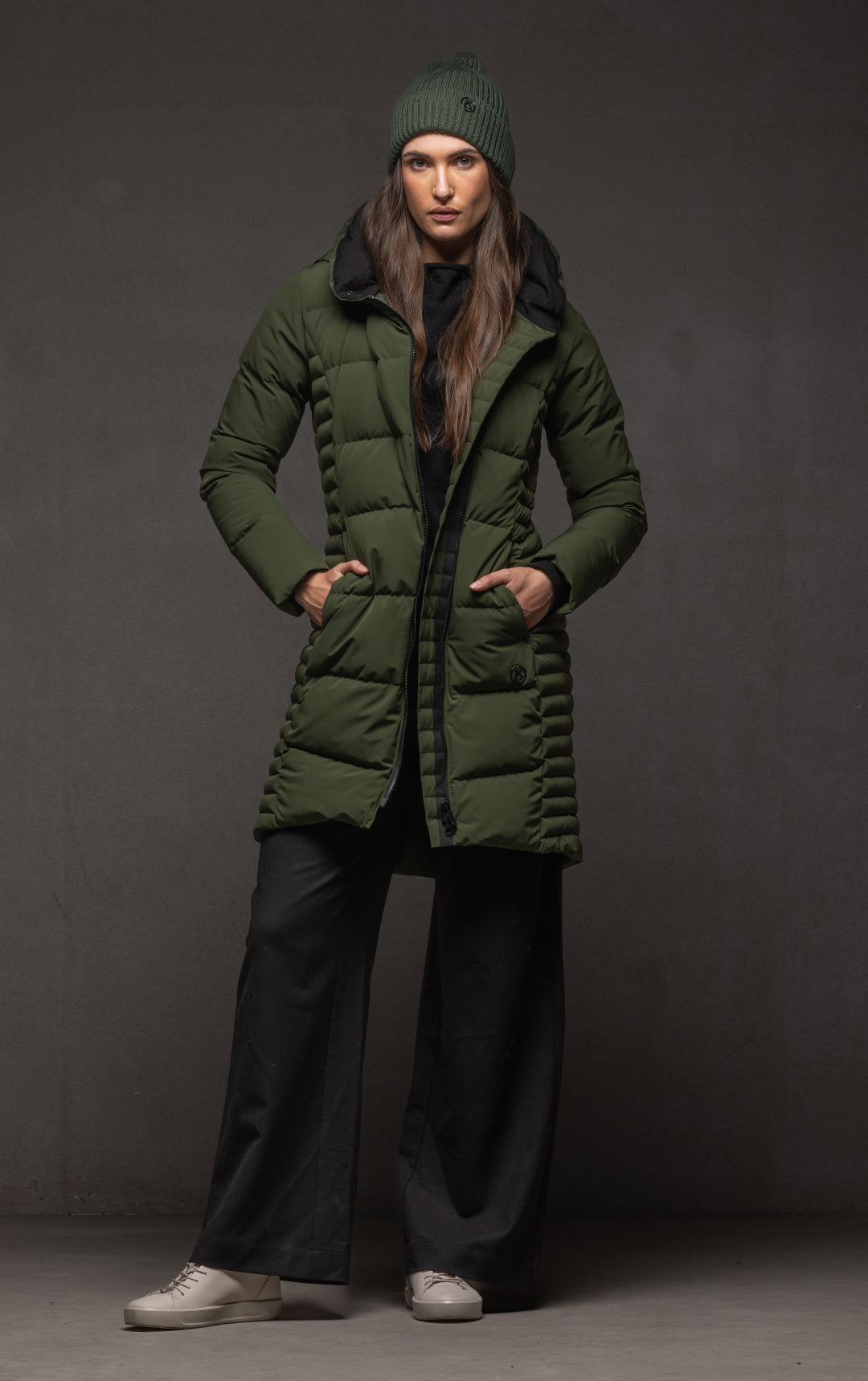 LAMINATED DOWN COAT - CLEARANCE