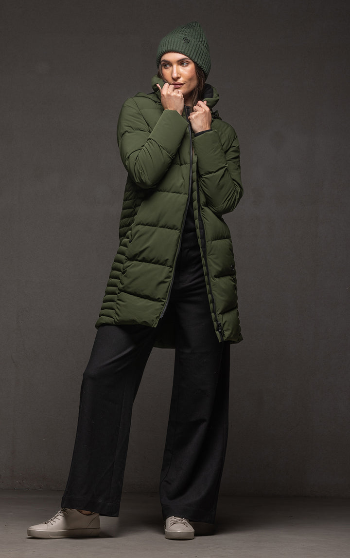 LAMINATED DOWN COAT - CLEARANCE