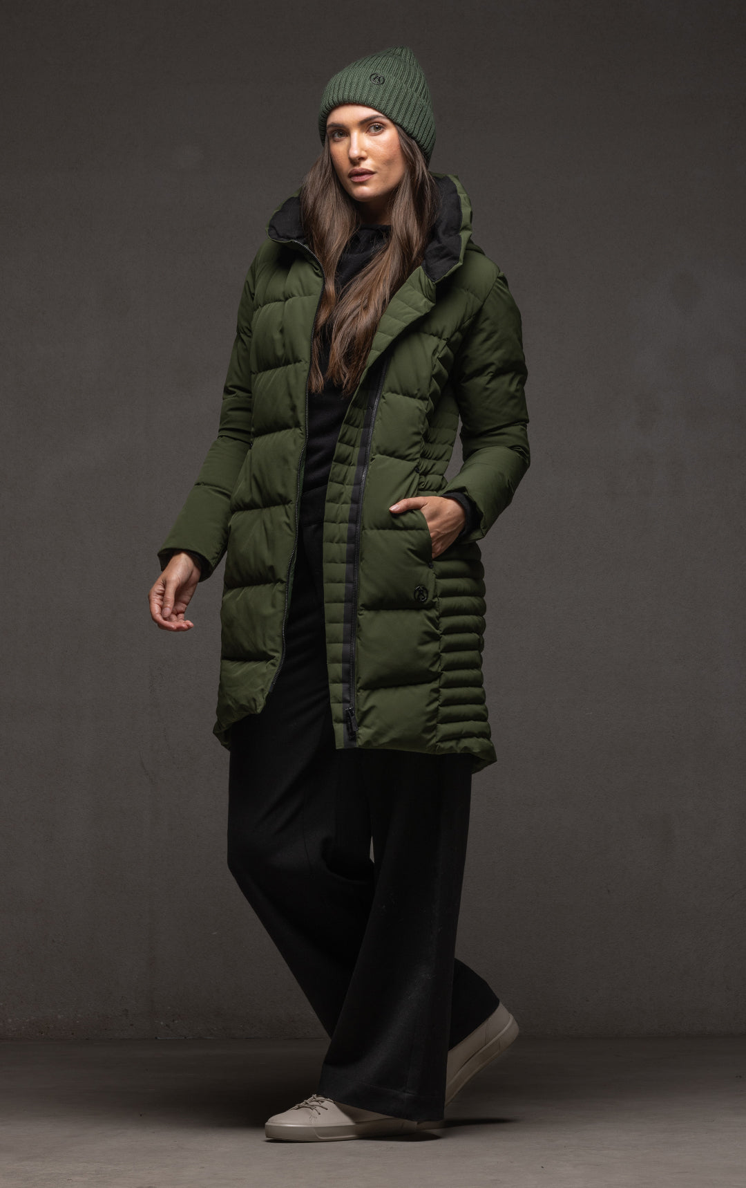 LAMINATED DOWN COAT - CLEARANCE