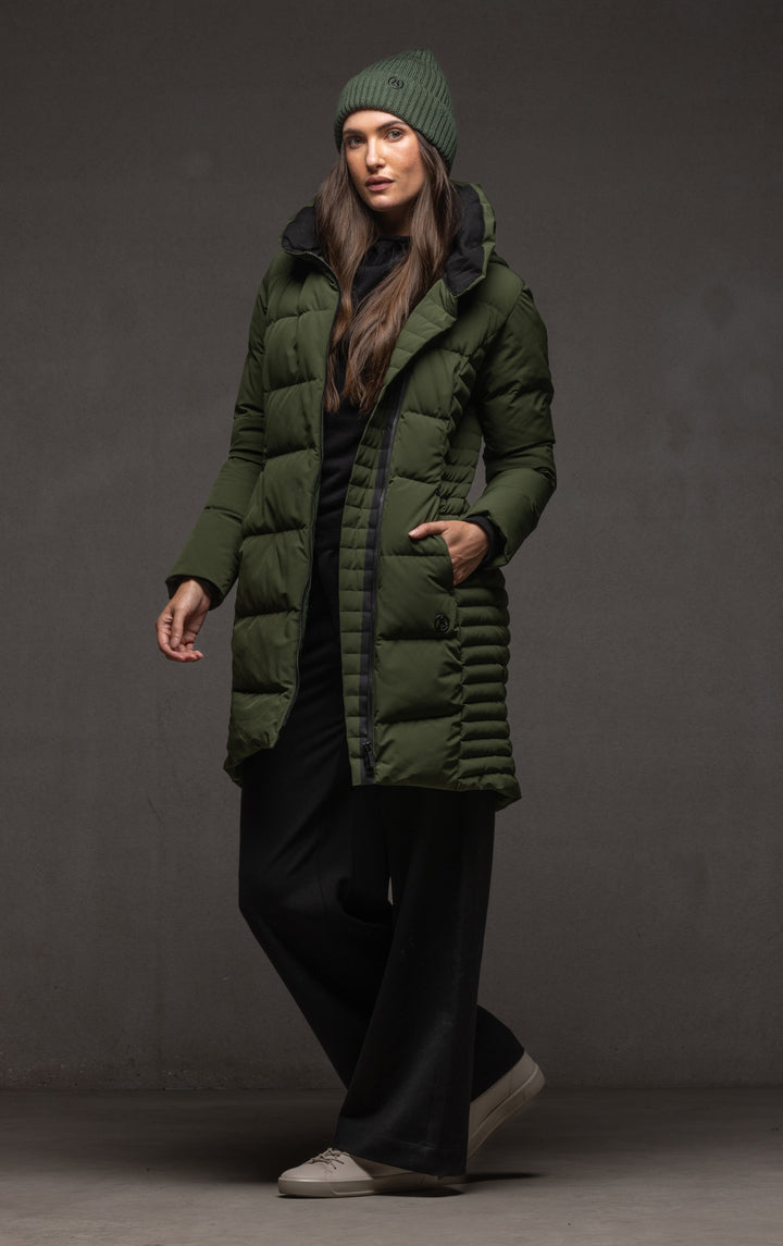 LAMINATED DOWN COAT - CLEARANCE