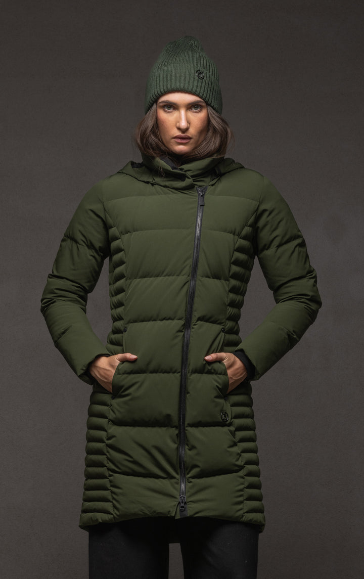 LAMINATED DOWN COAT - CLEARANCE