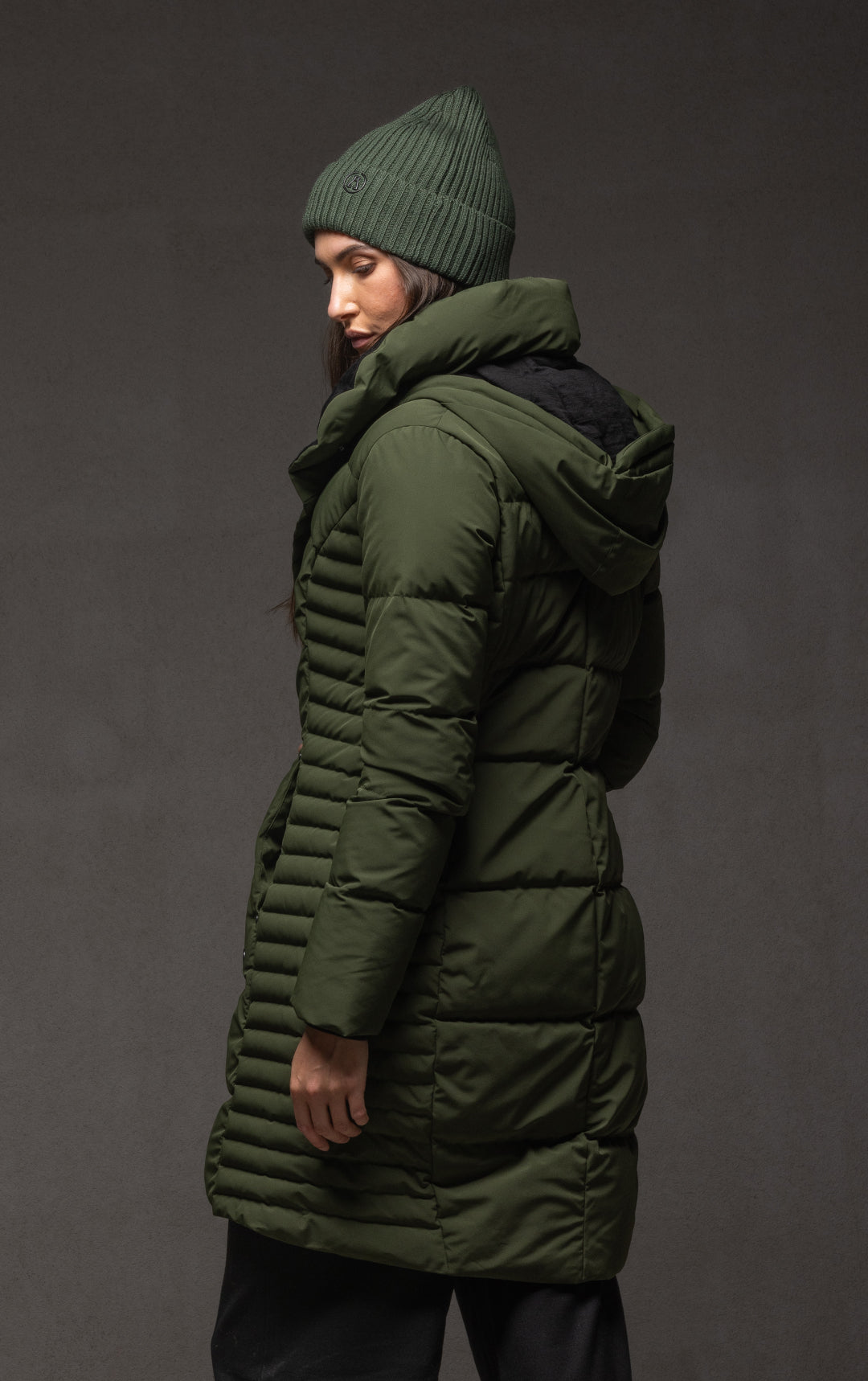 LAMINATED DOWN COAT - CLEARANCE