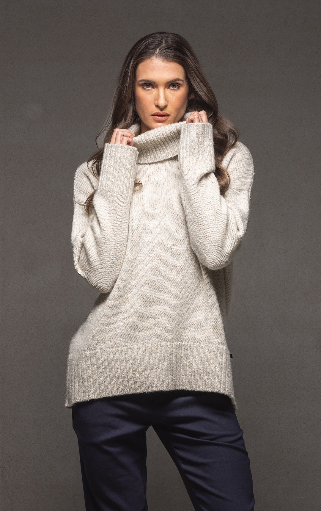 3GG MERINO ALPACA BLEND TURTLENECK