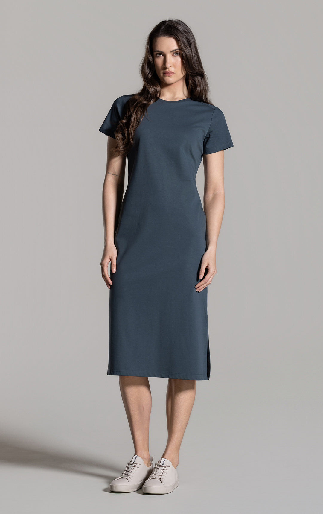 COTTON LUXE JERSEY DRESS - Alchemy Equipment NZ COTTON LUXE JERSEY DRESS - Alchemy Equipment NZ