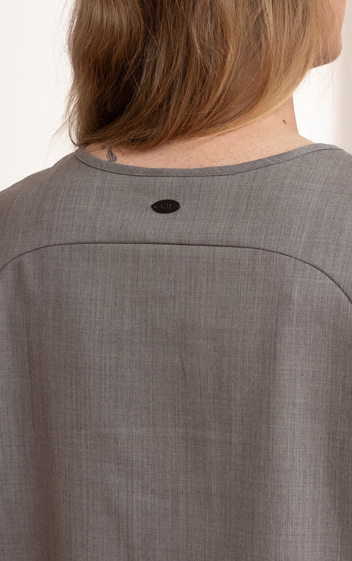 WOOL BLEND RAGLAN TOP - CLEARANCE