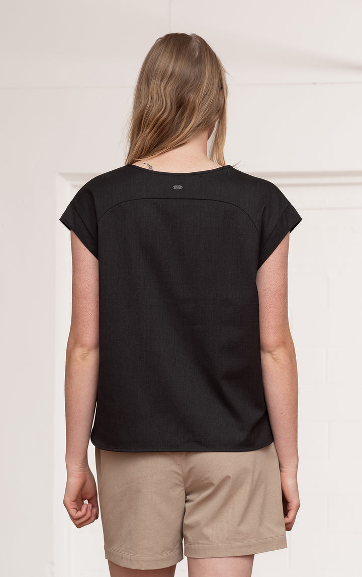 WOOL BLEND RAGLAN TOP - CLEARANCE