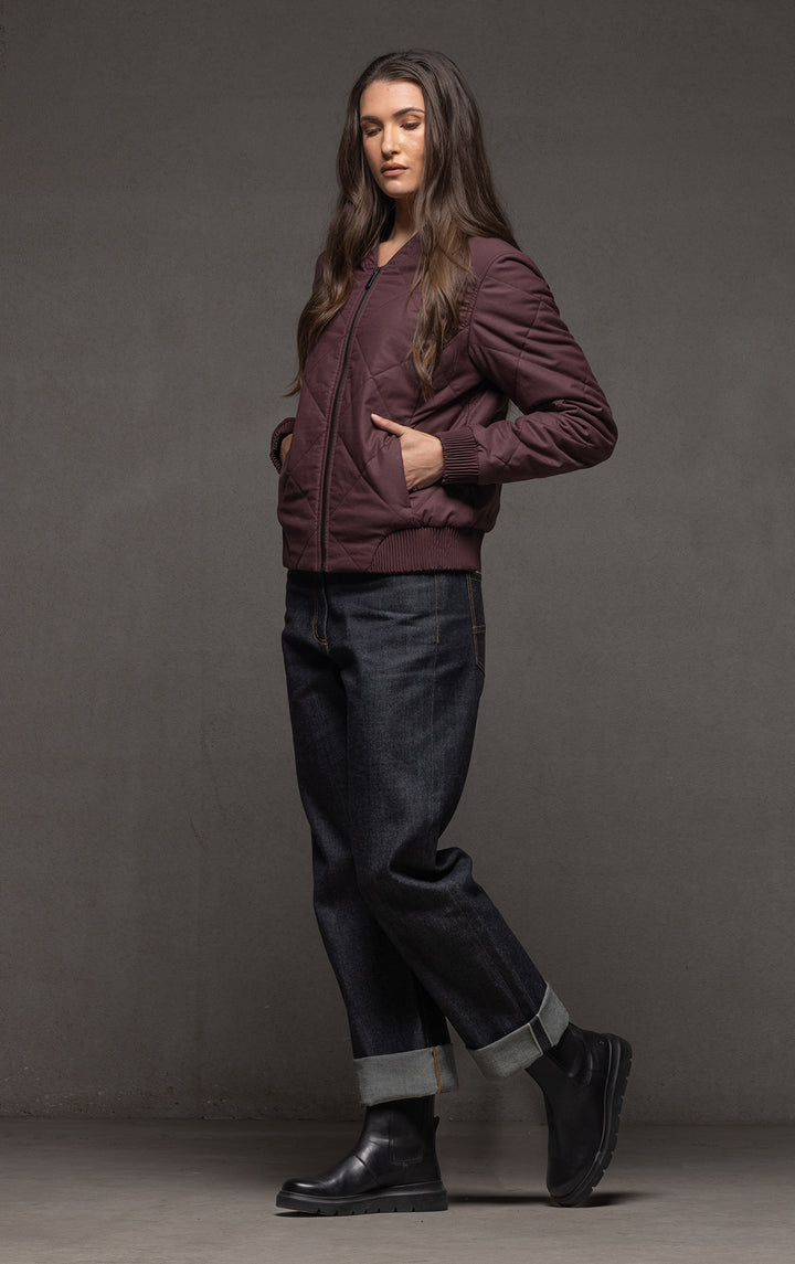 QUILTED BOMBER - CLEARANCE