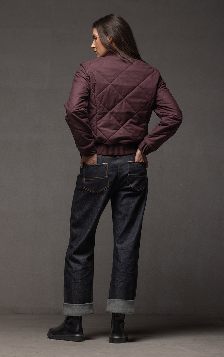 QUILTED BOMBER - CLEARANCE