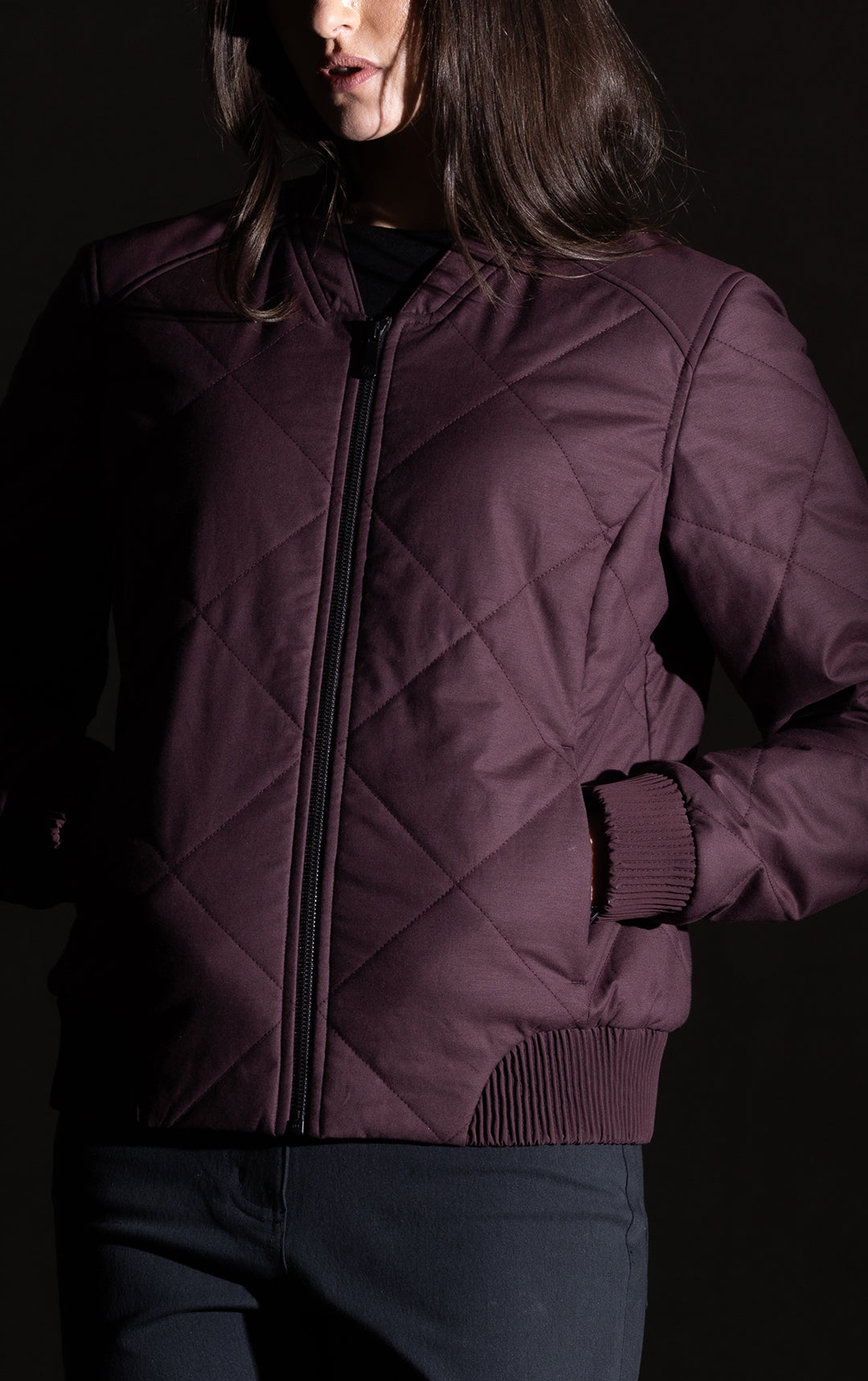 QUILTED BOMBER - CLEARANCE