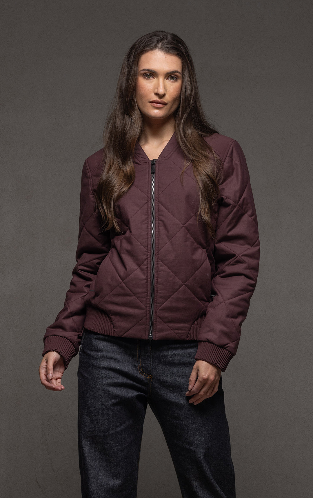QUILTED BOMBER - CLEARANCE
