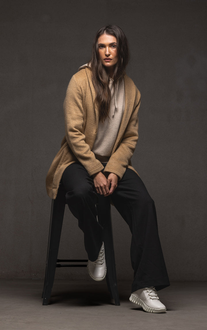 WOOL BLEND COATIGAN - CLEARANCE