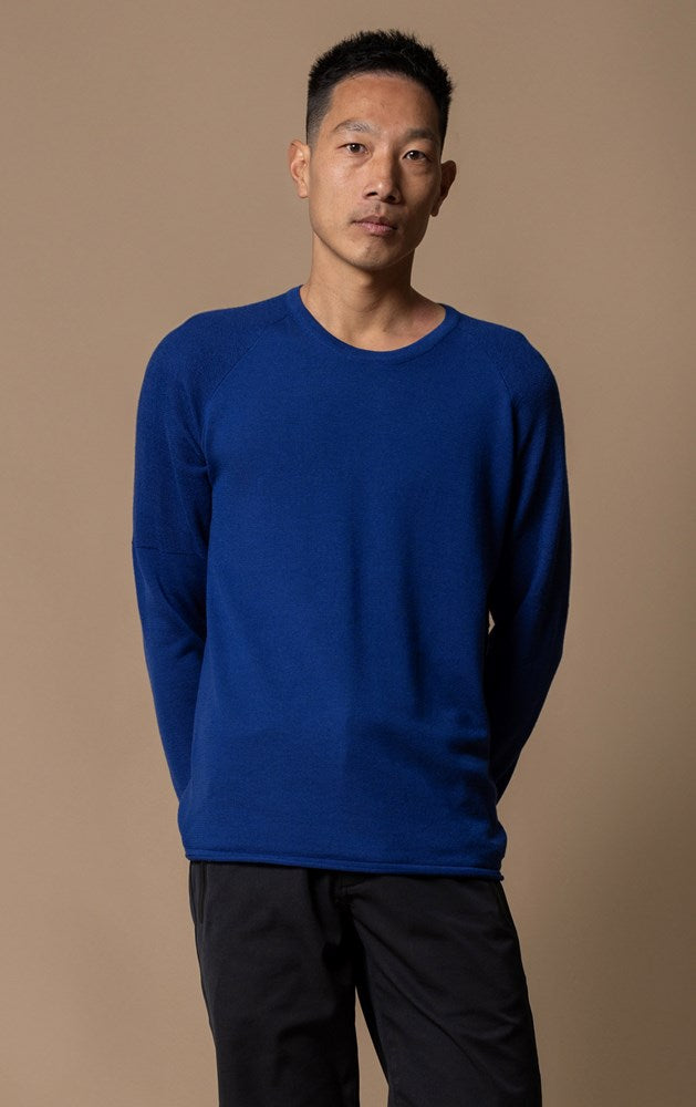 14 GAUGE MERINO LONG SLEEVE CREW - CLEARANCE