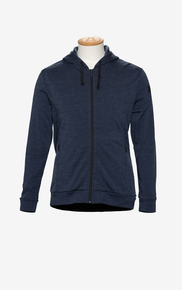 320GSM MERINO ZIPPED HOODY