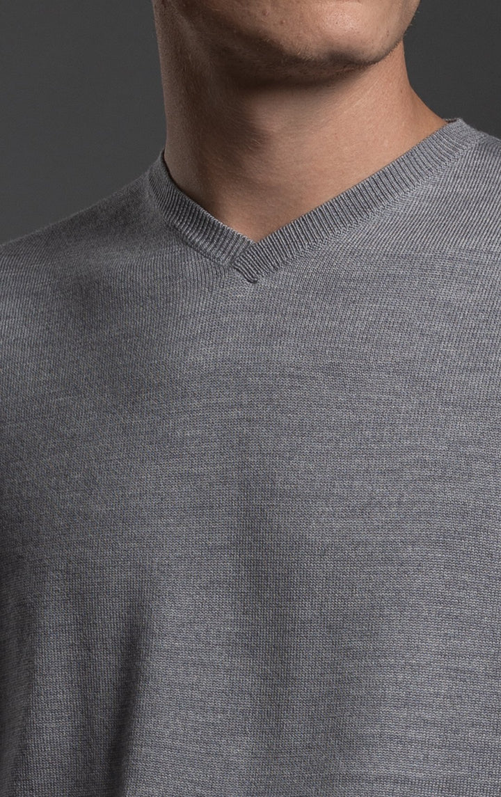 12GG MERINO V-NECK SWEATER