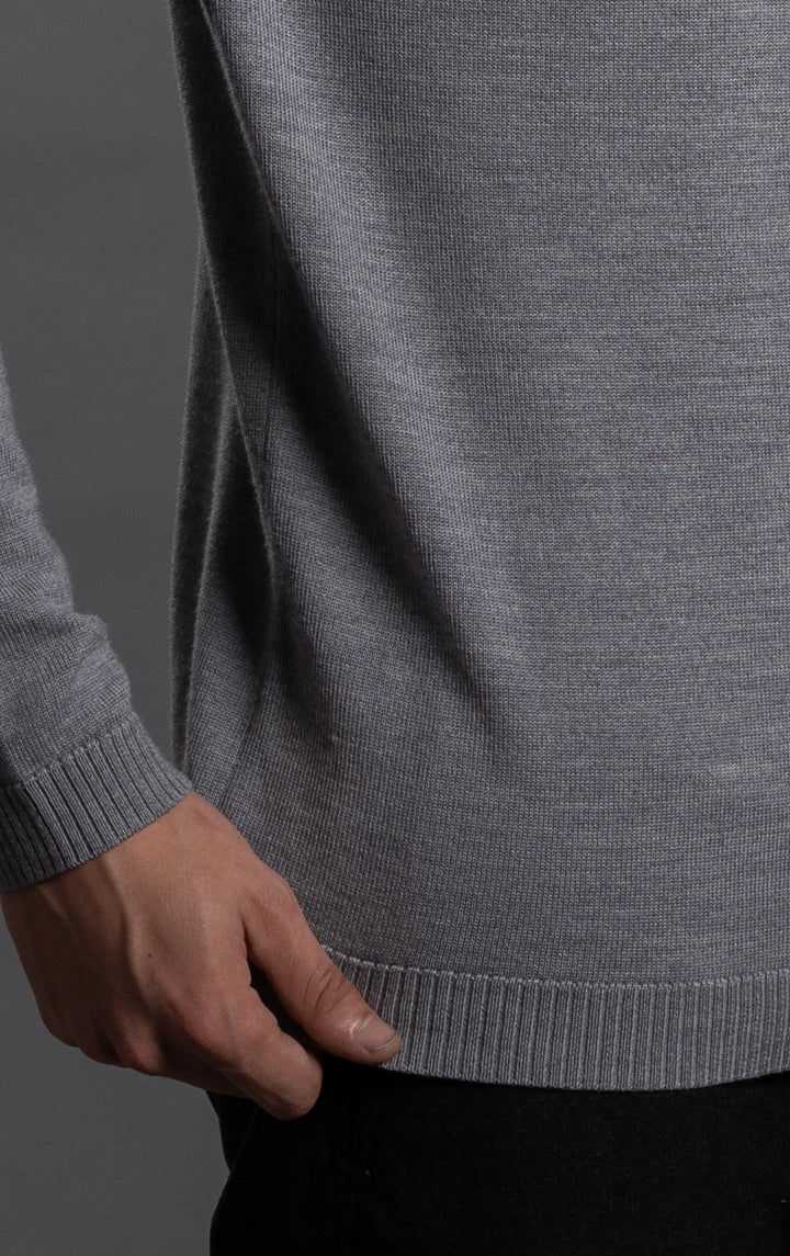 12GG MERINO V-NECK SWEATER