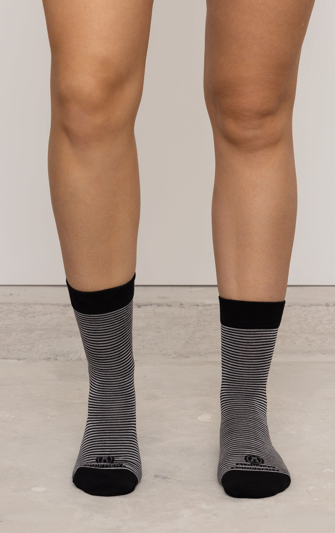 MERINO DRESS SOCK - 2-TONED STRIPE