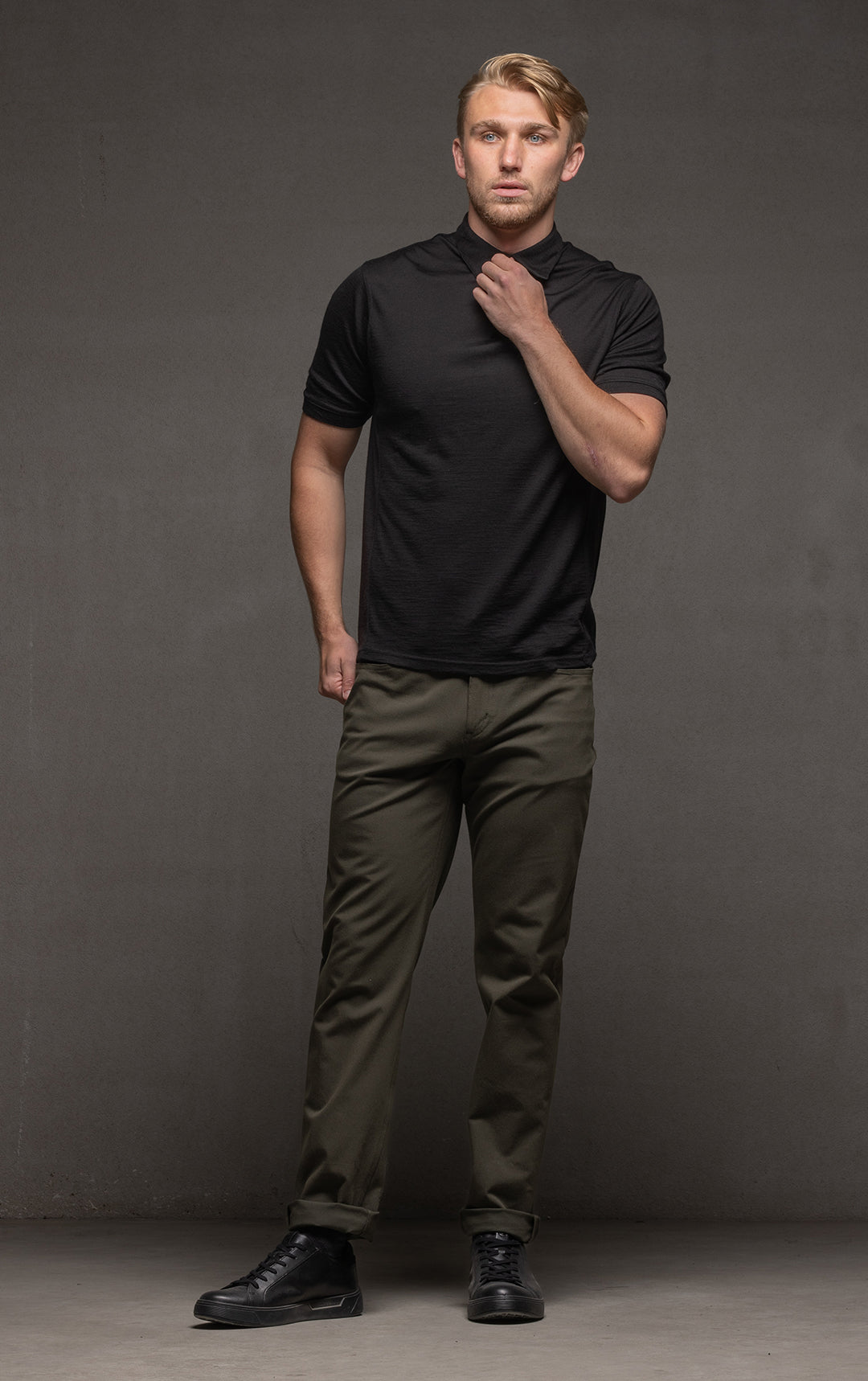 180GSM MERINO SS POLO