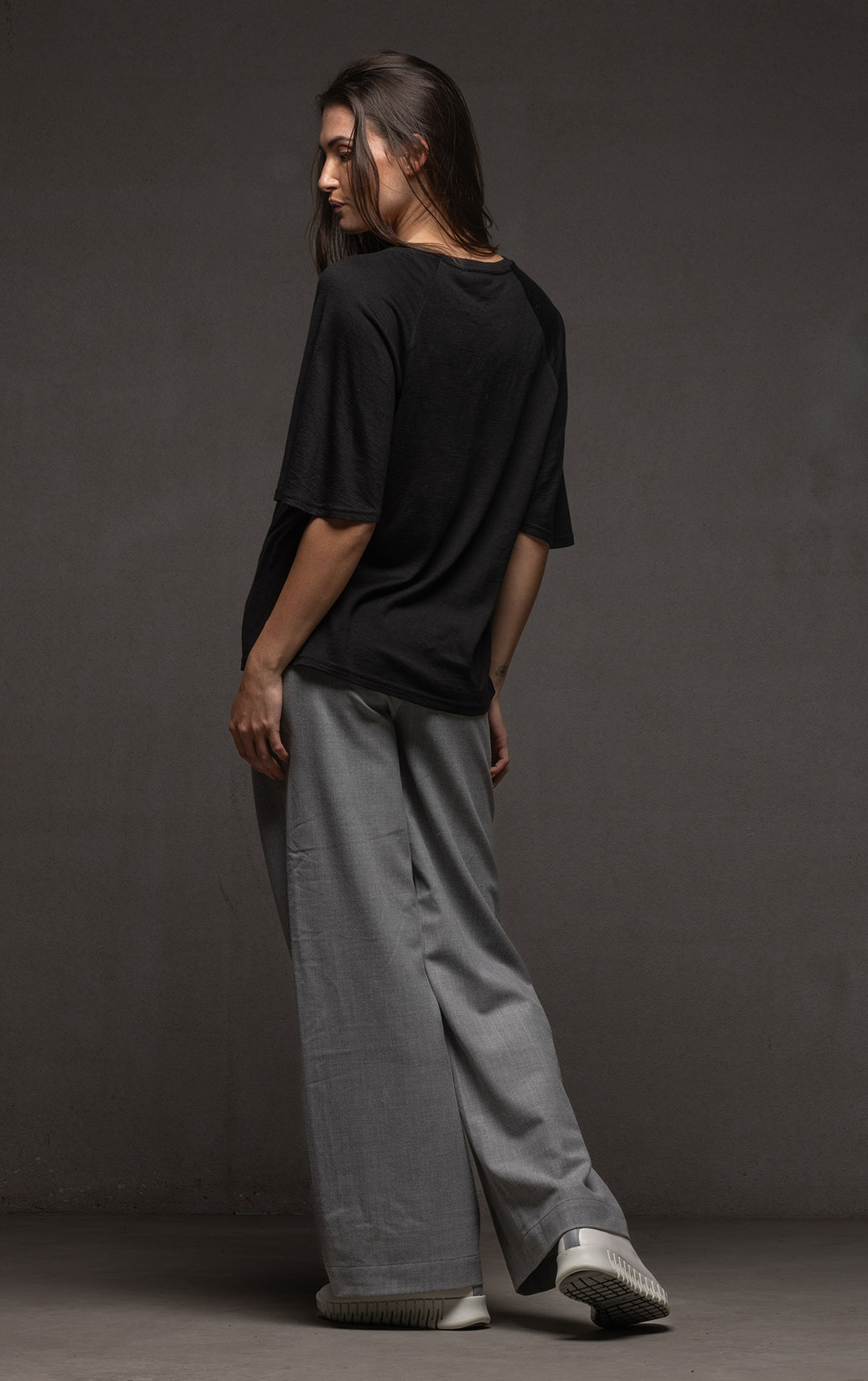 180G MERINO FLUTTER SLEEVE TEE