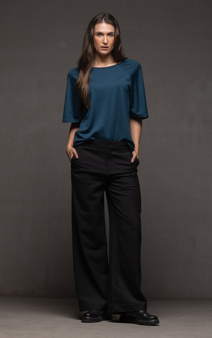 180G MERINO FLUTTER SLEEVE TEE