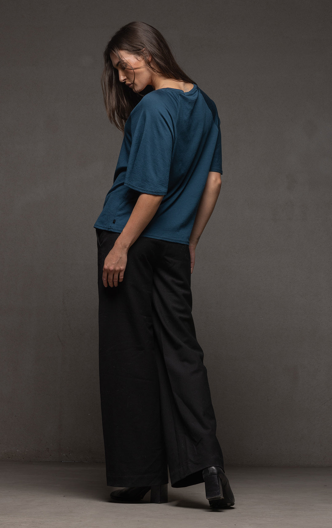 180G MERINO FLUTTER SLEEVE TEE