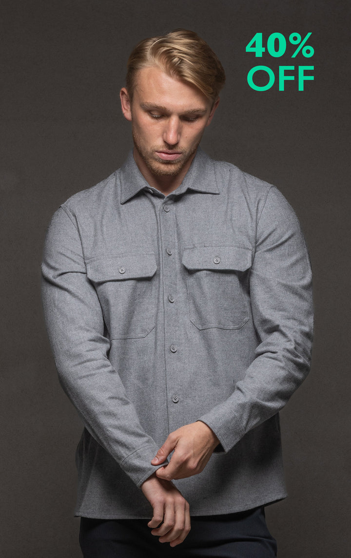 COTTON FLANNEL OVERSHIRT