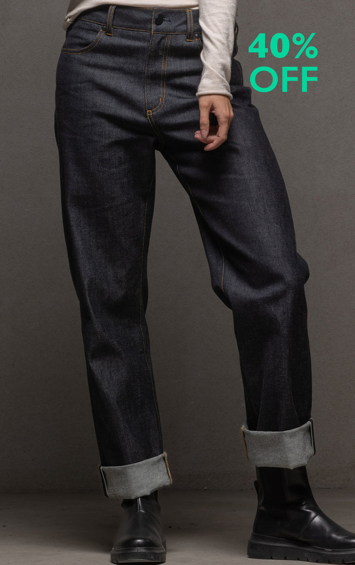 12OZ SELVEDGE  STRETCH DENIM JEAN
