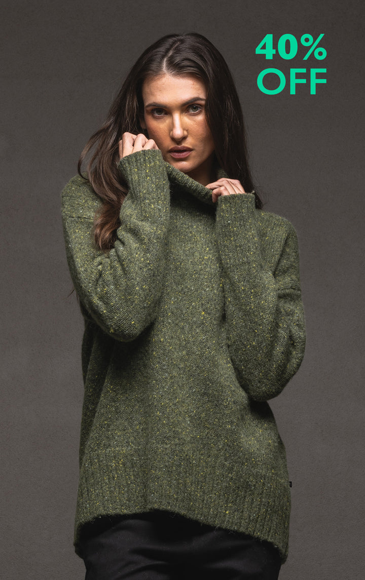 3GG MERINO ALPACA BLEND TURTLENECK