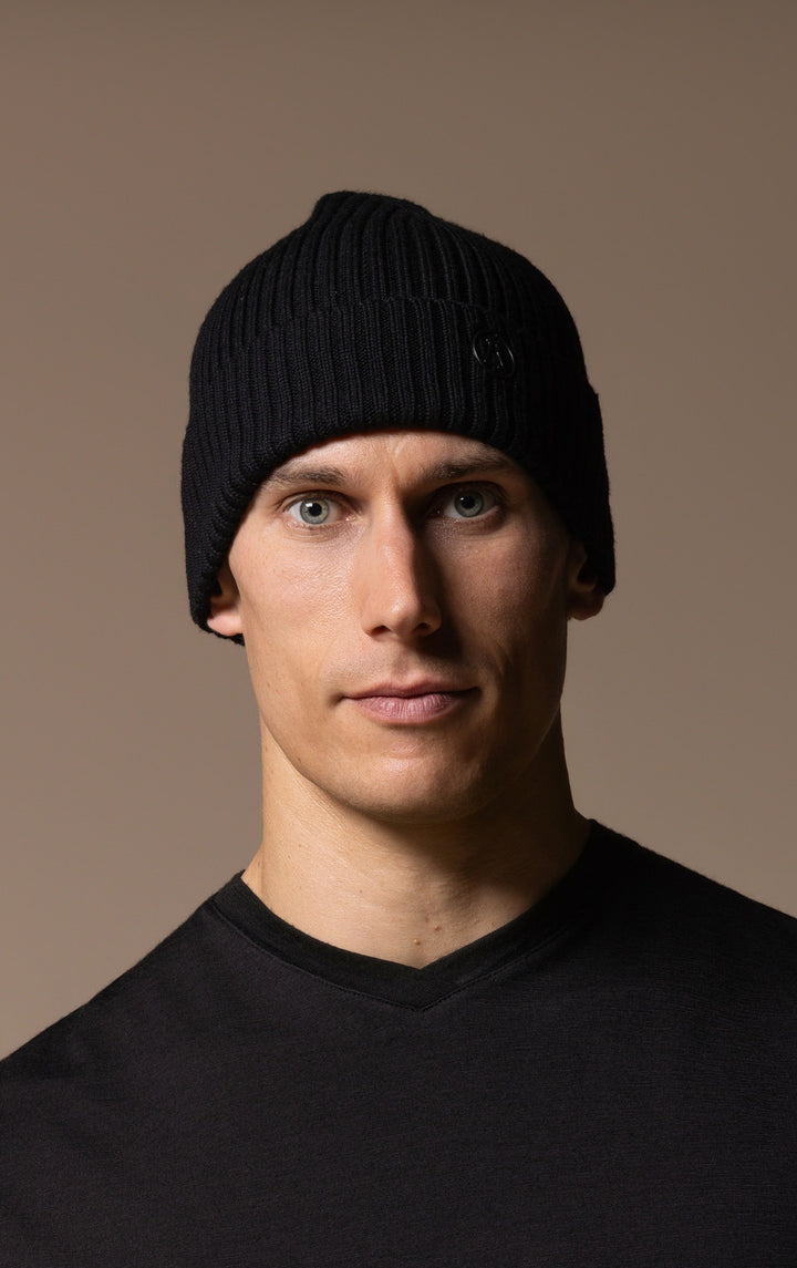 RIB KNIT BEANIE