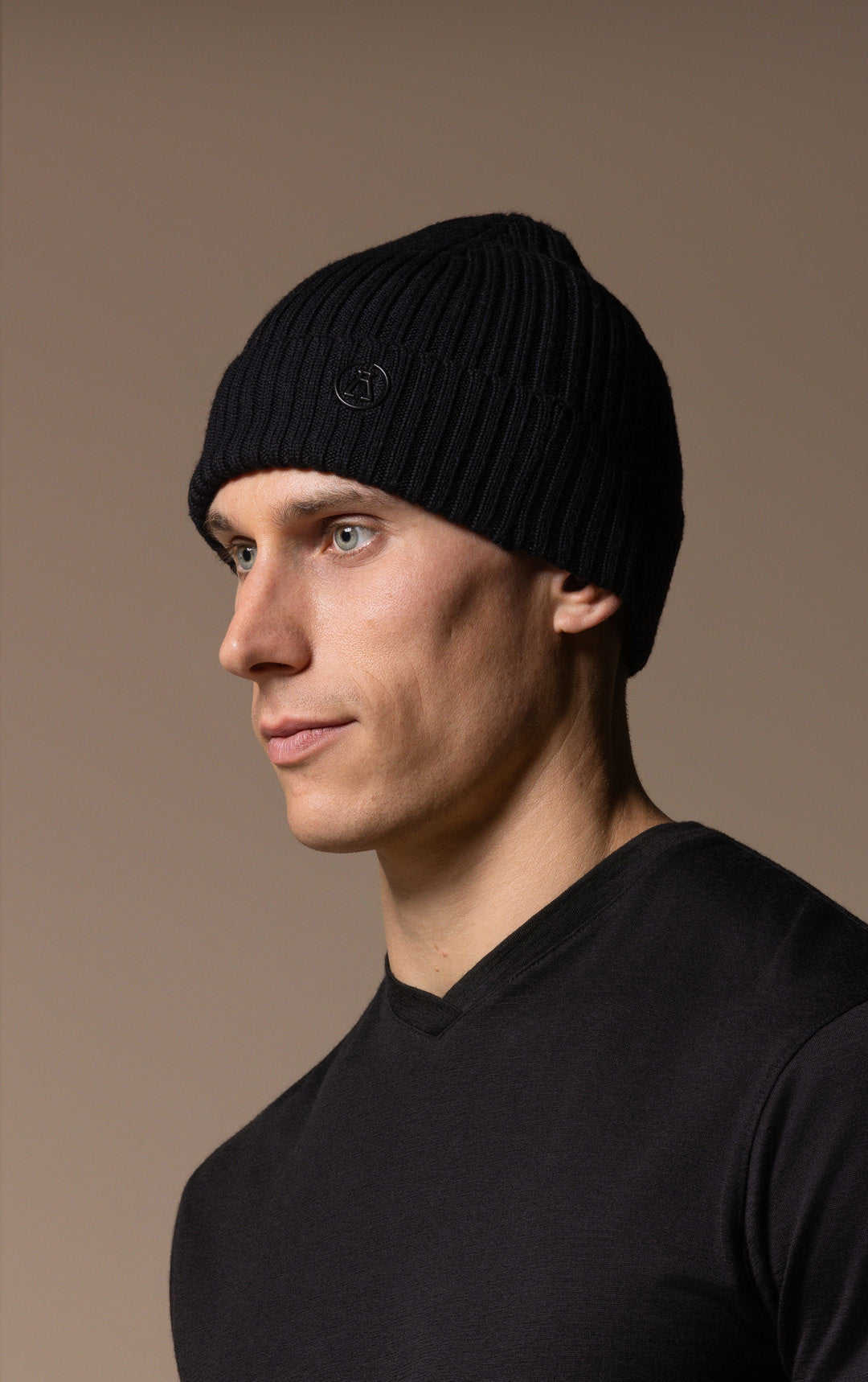 RIB KNIT BEANIE