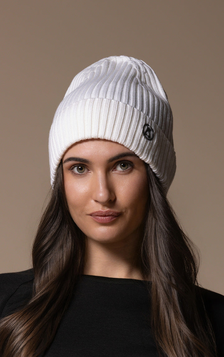 RIB KNIT BEANIE