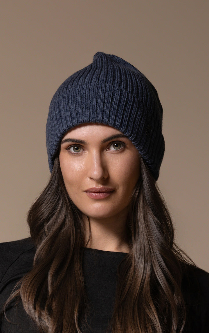 RIB KNIT BEANIE