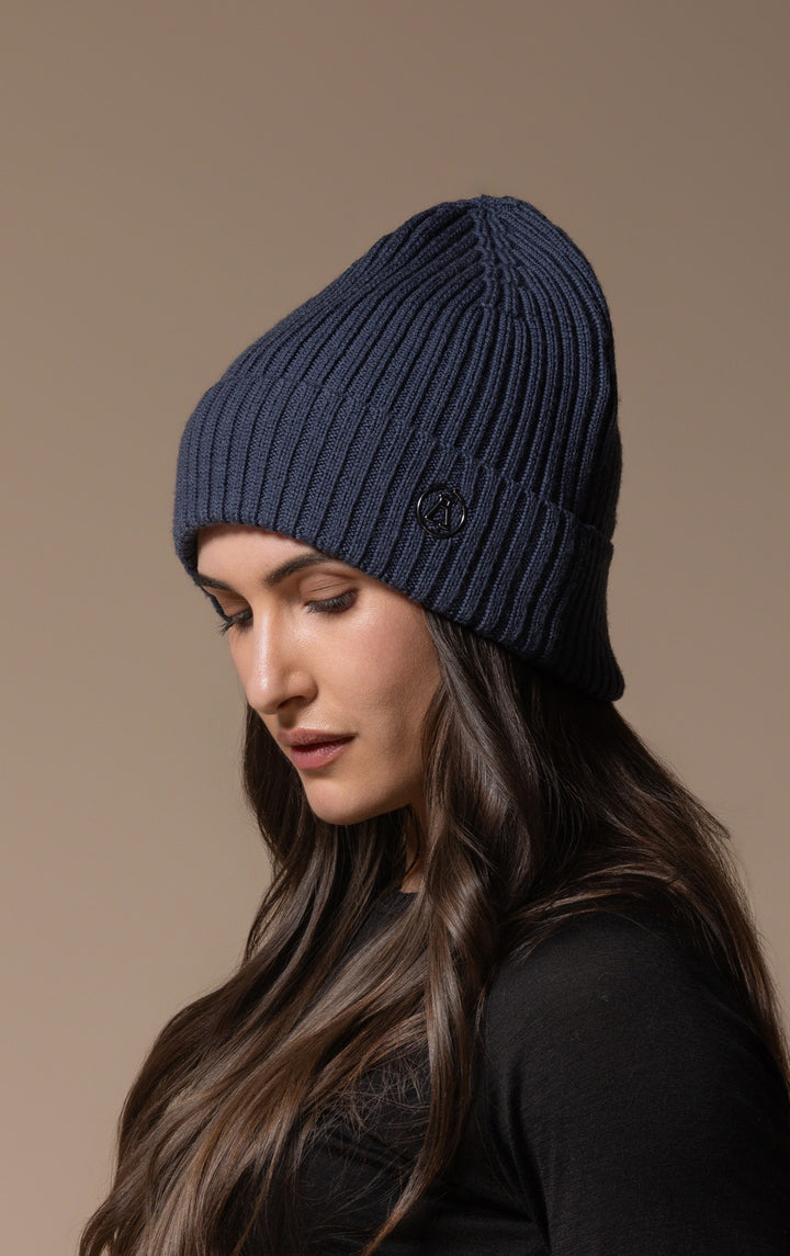 RIB KNIT BEANIE