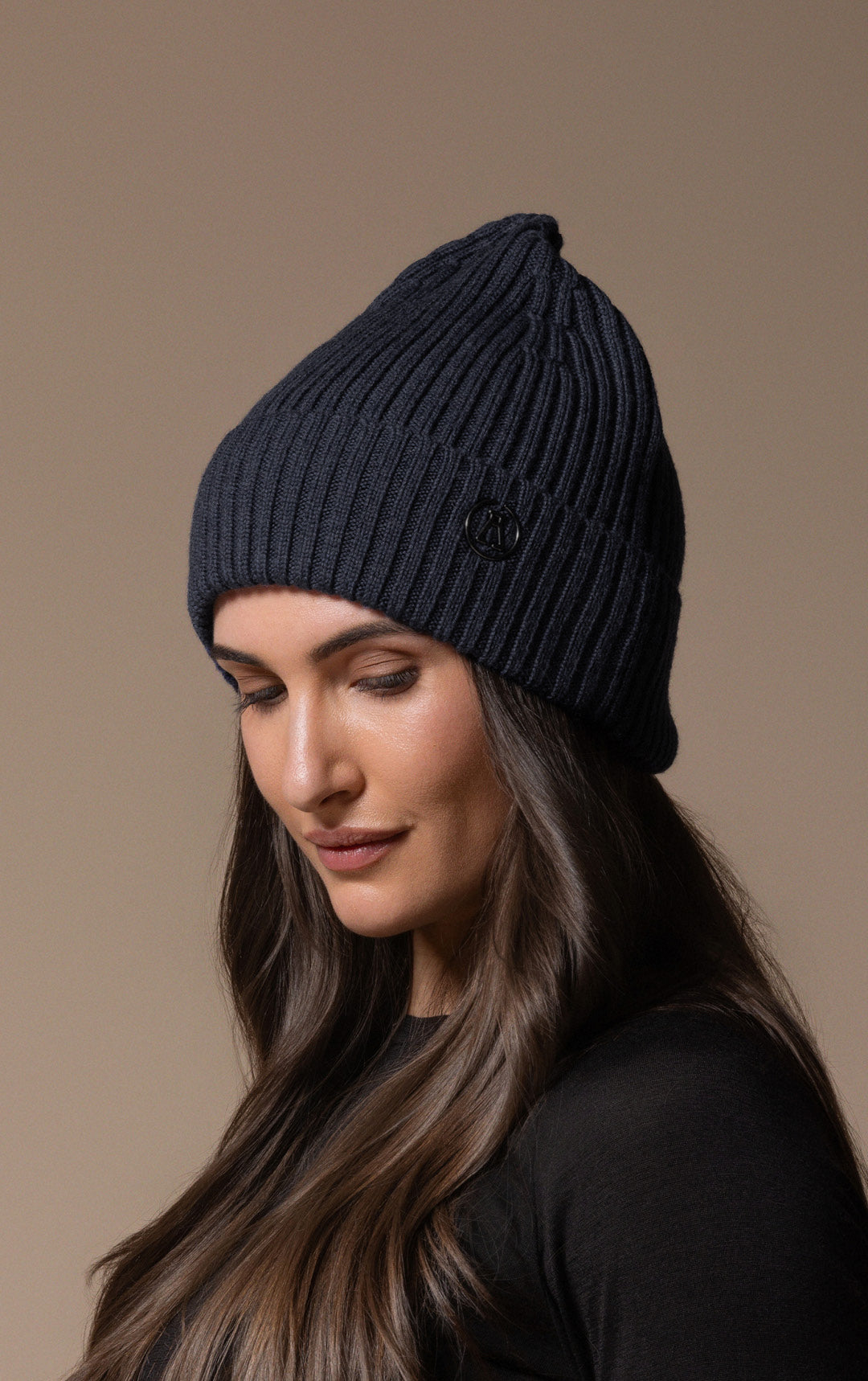 RIB KNIT BEANIE