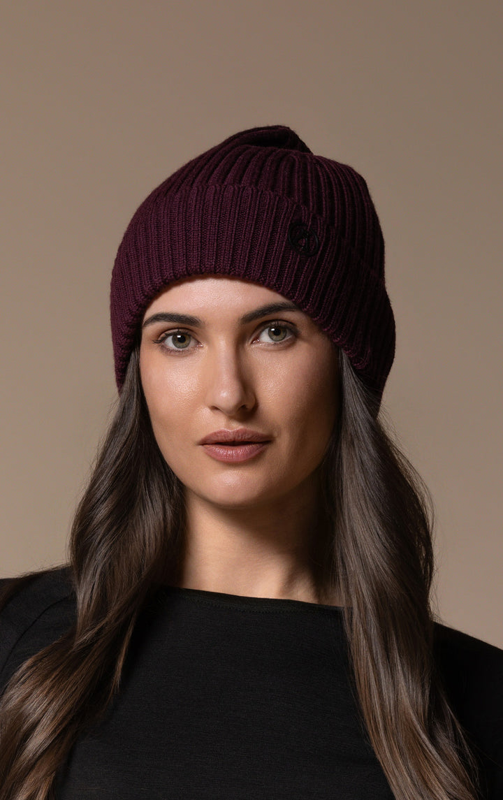 RIB KNIT BEANIE