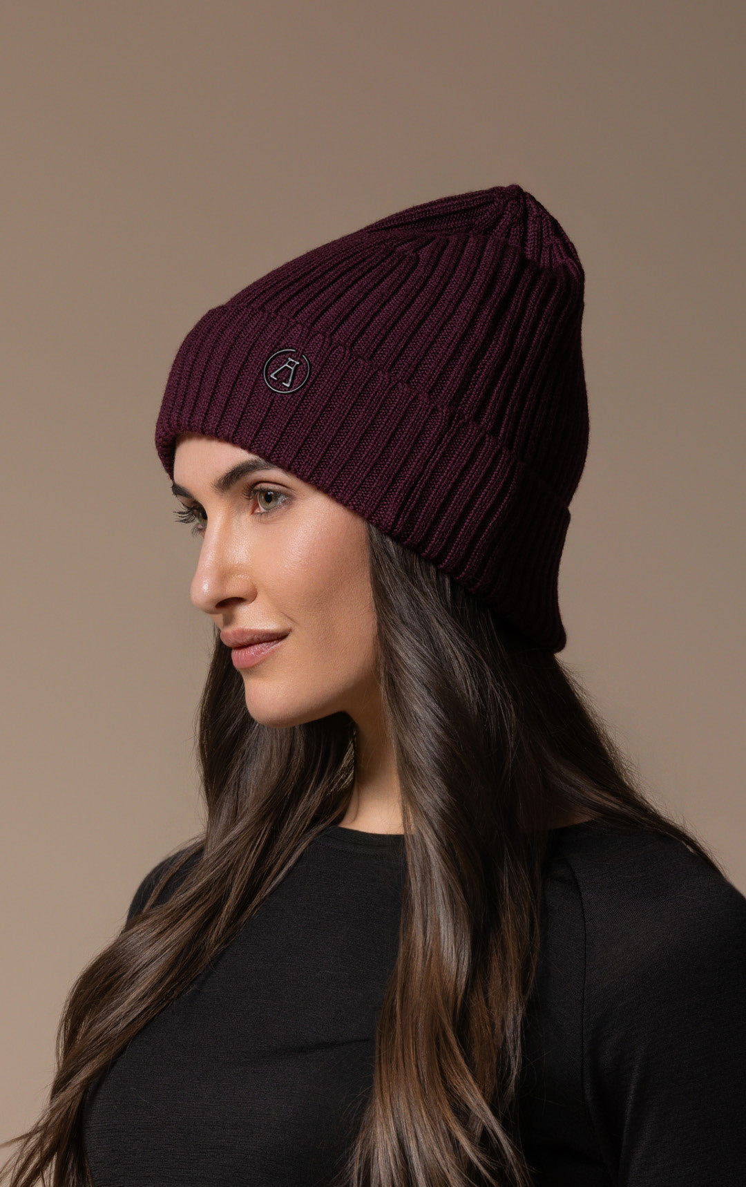 RIB KNIT BEANIE