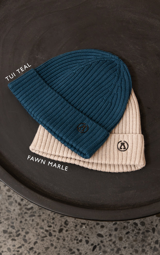 RIB KNIT BEANIE