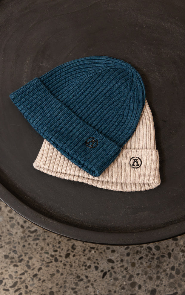 RIB KNIT BEANIE