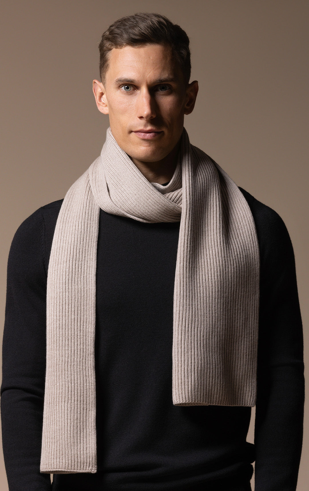 MERINO RIB SCARF