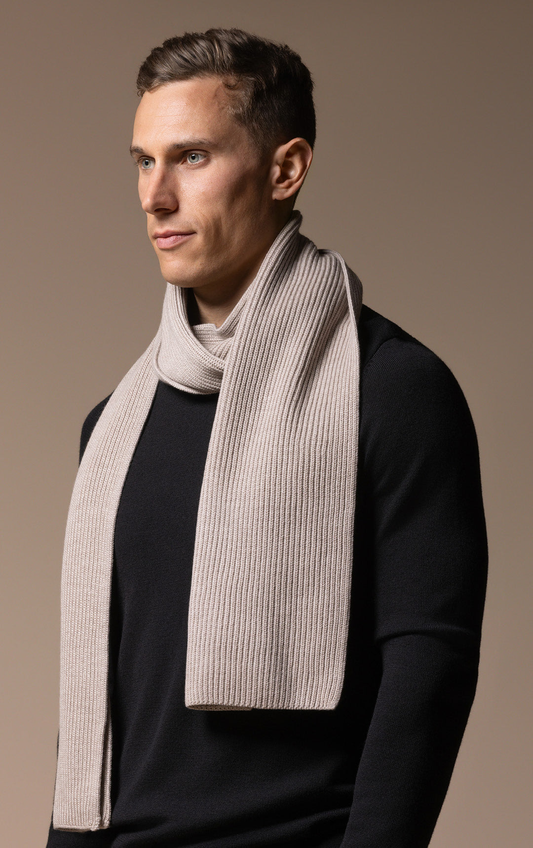 MERINO RIB SCARF