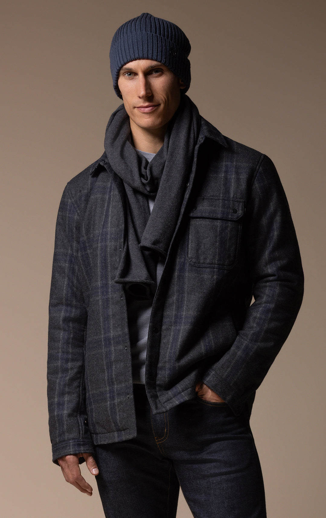 COTTON CASHMERE SCARF
